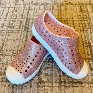 Native Jefferson Bling Glitter Toddler Shoes - Size C10